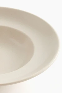 Lot de 2 assiettes creuses avec glaçure réactive