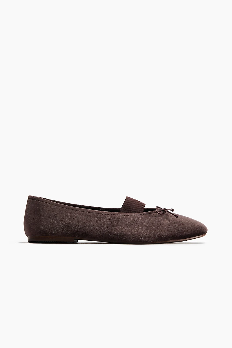 Velvet Ballet Flats