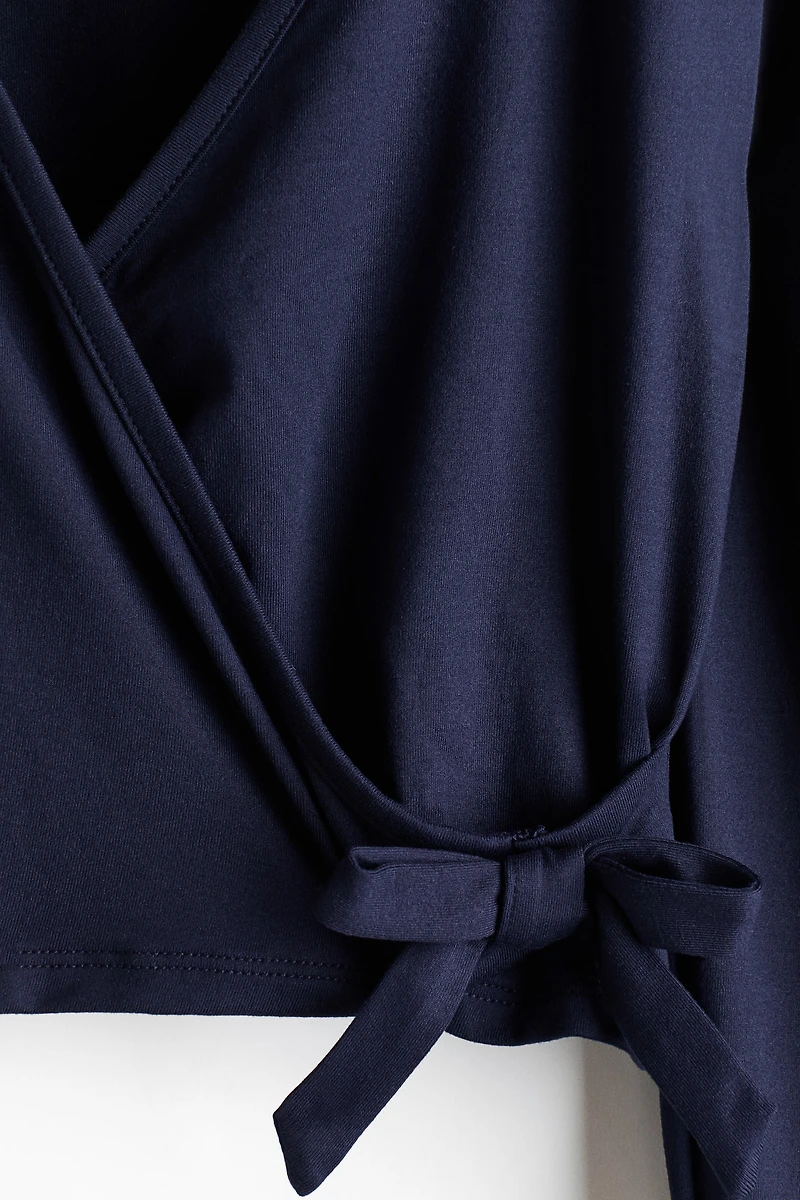 Wrap-Front Sports Top with SoftMove™