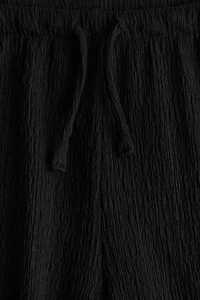 Textured Jersey Pants