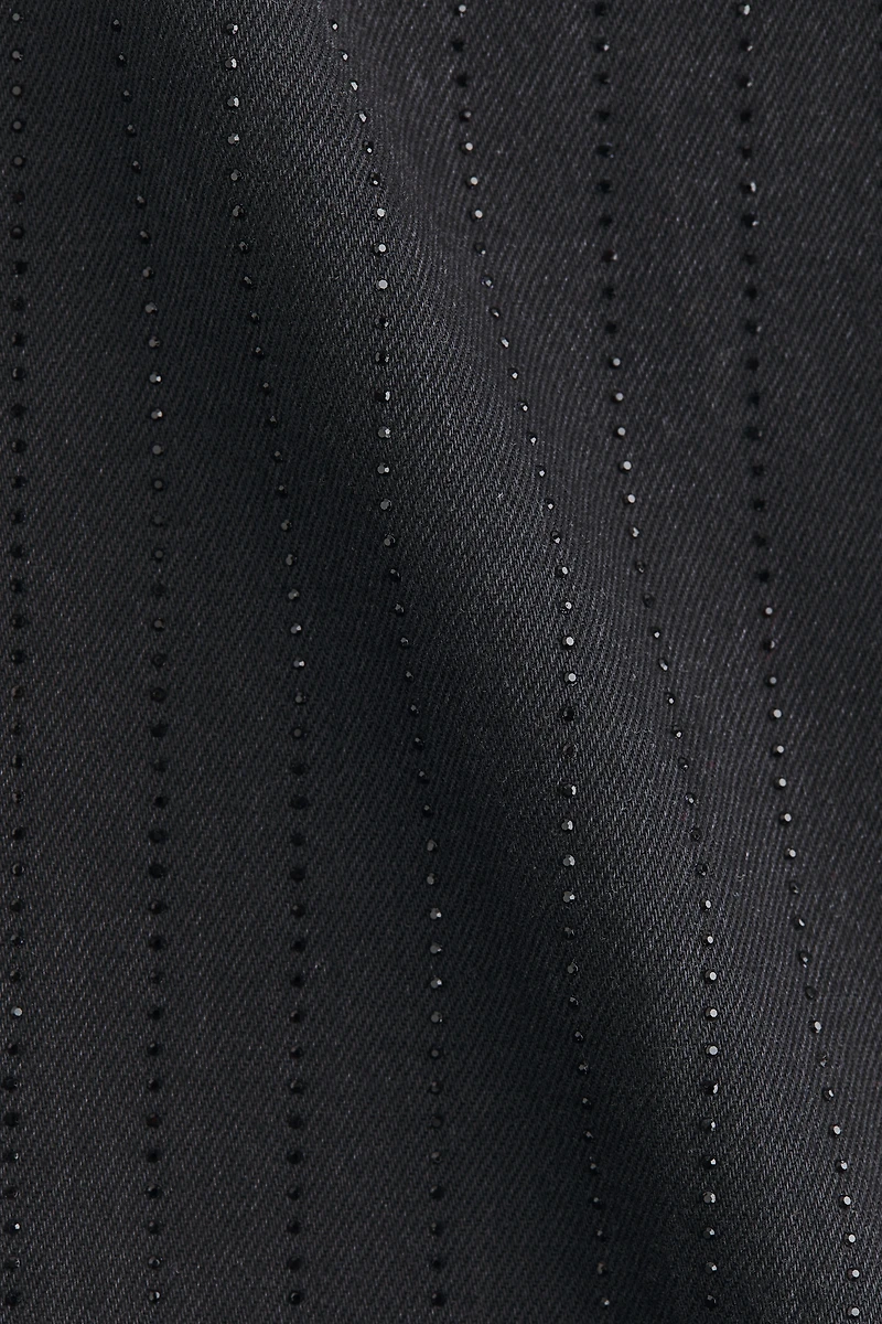 Embellished Denim Dress