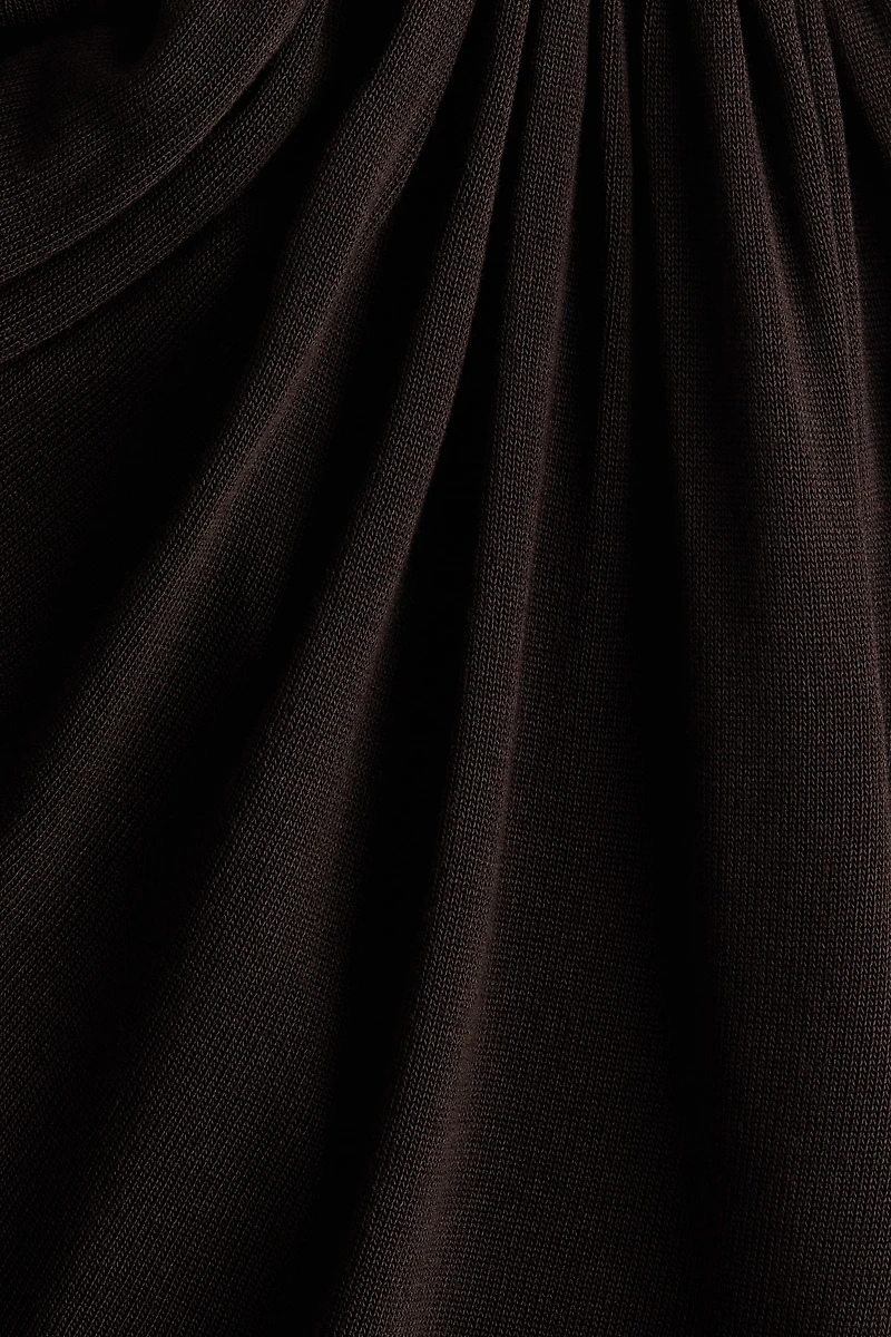 Haut en viscose à effet drapé