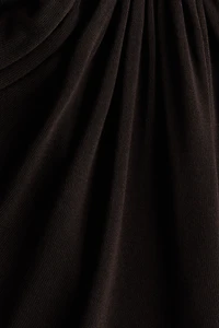 Haut en viscose à effet drapé