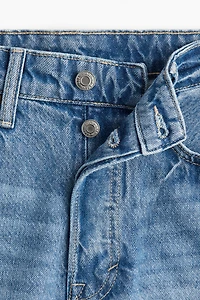 High-Waist Denim Shorts