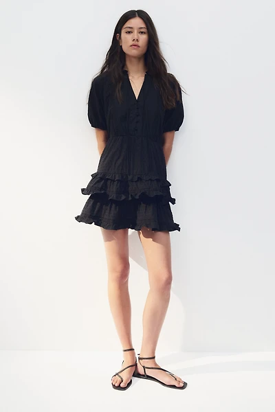 Cotton Plumeti Dress