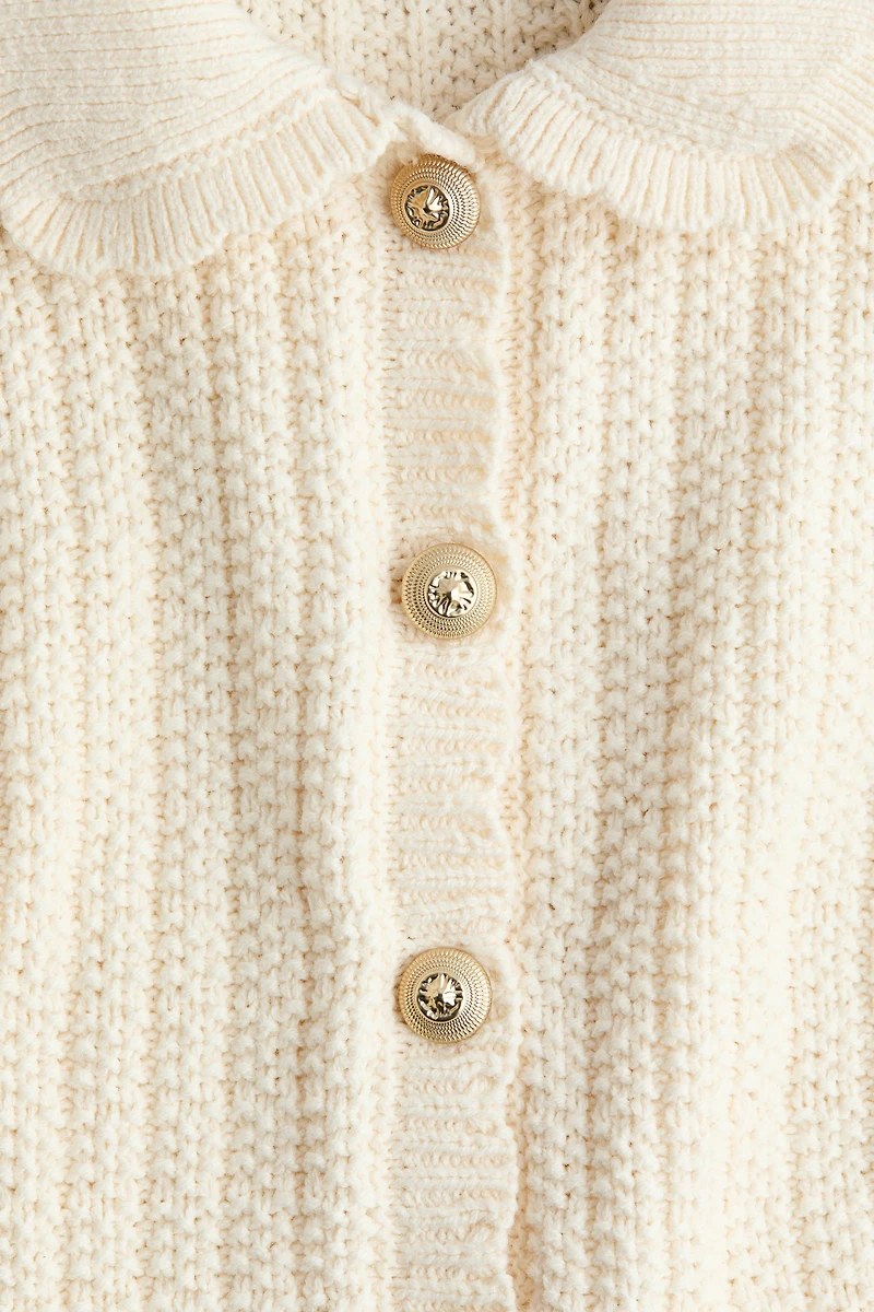 Textured-Knit Cardigan