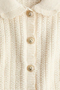Textured-Knit Cardigan