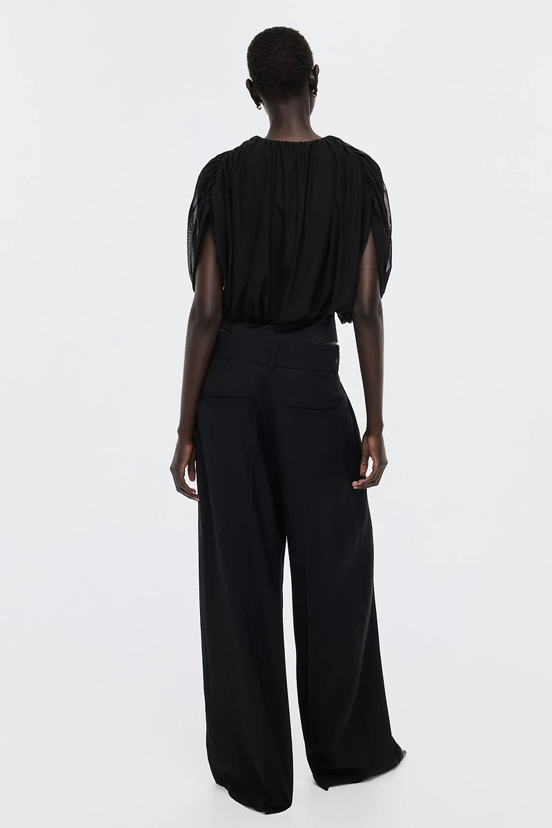 Draped Thong Bodysuit