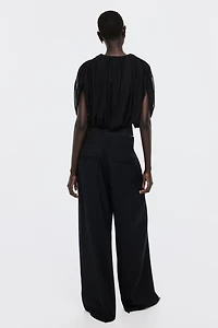 Draped Thong Bodysuit