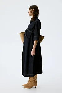 Robe chemise MAMA en denim