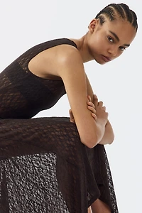 Robe maxi en dentelle