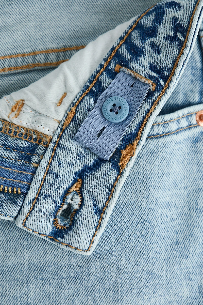 Jean ample coupe bottillon