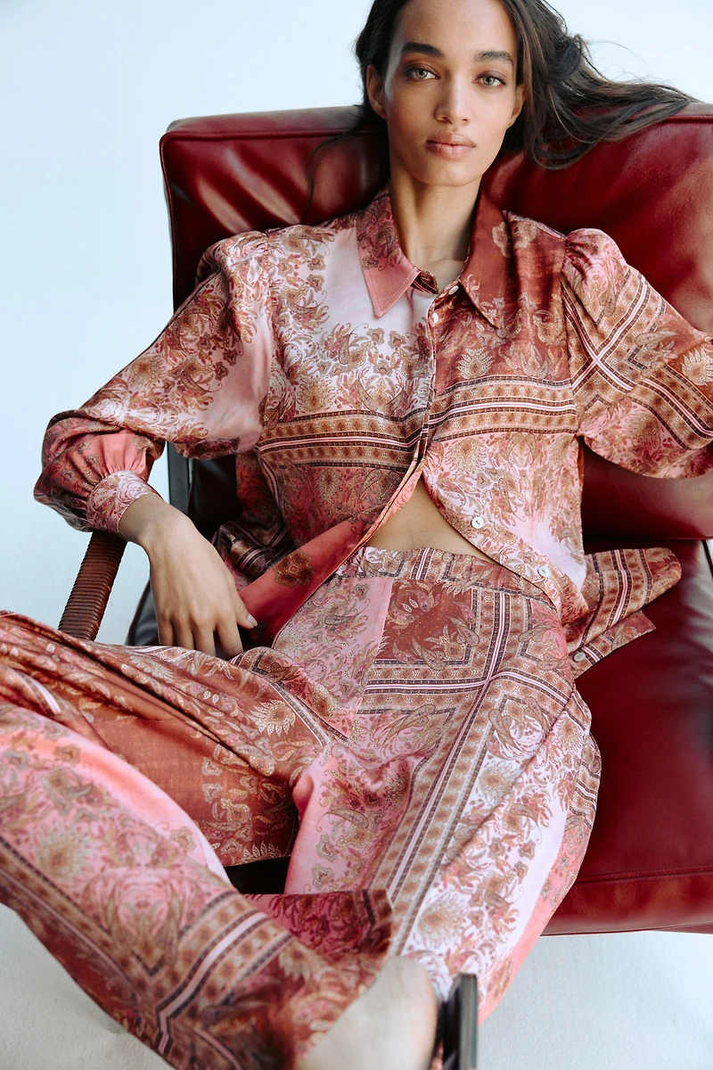 Pantalon à taille élastique