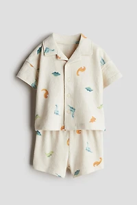 Ensemble 2 pièces en éponge avec chemise et short