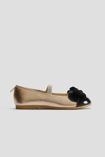 Ballerines métallisées