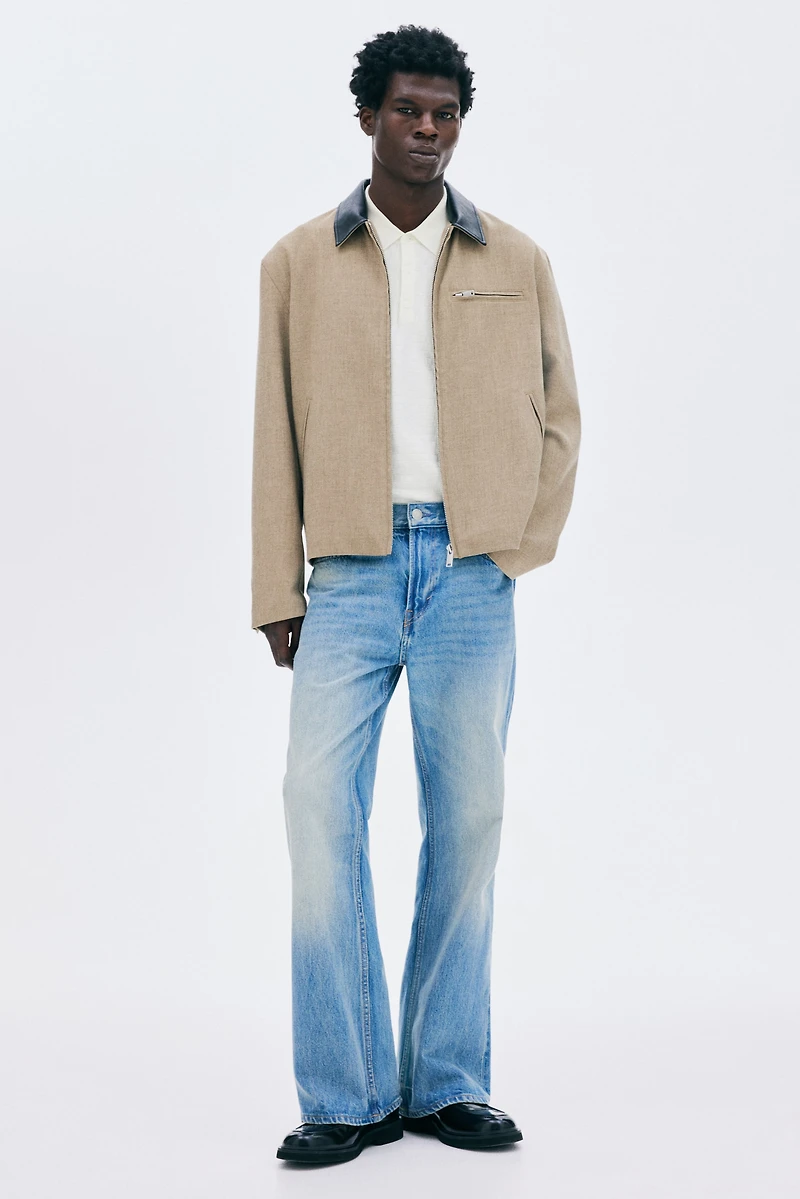 Slim-Fit Textured-Knit Polo Shirt