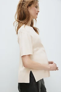 MAMA Fine-Knit T-Shirt