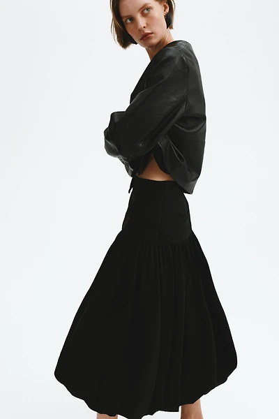 Midi Balloon Skirt