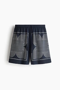 Drawstring Twill Shorts