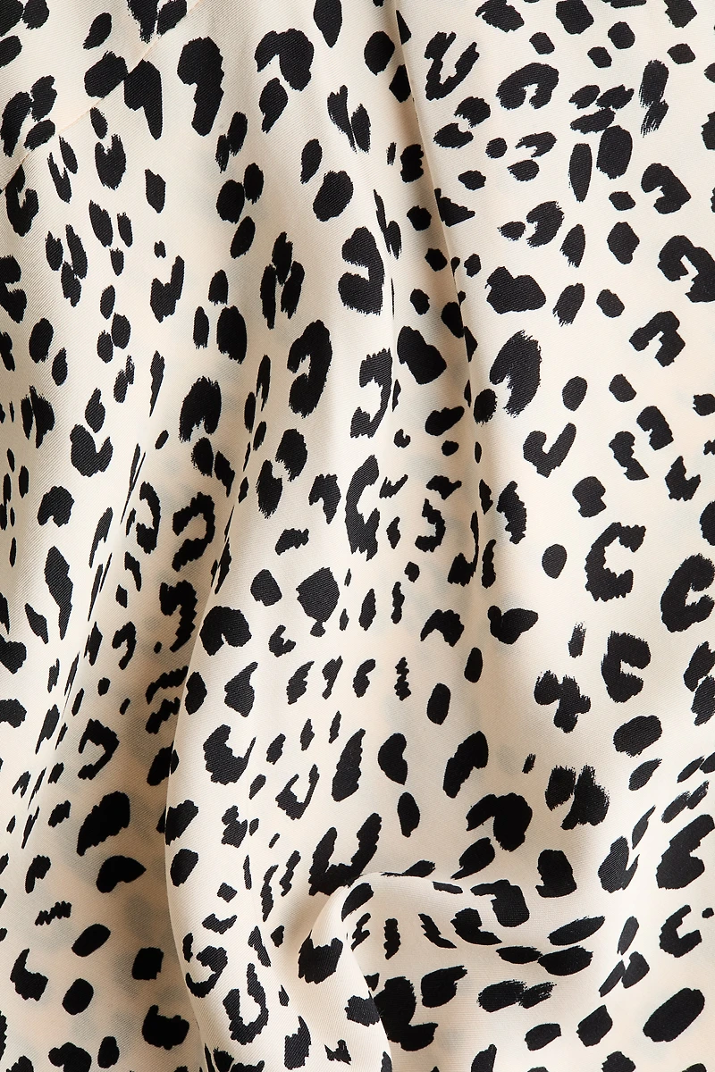 Asymmetric Viscose Skirt