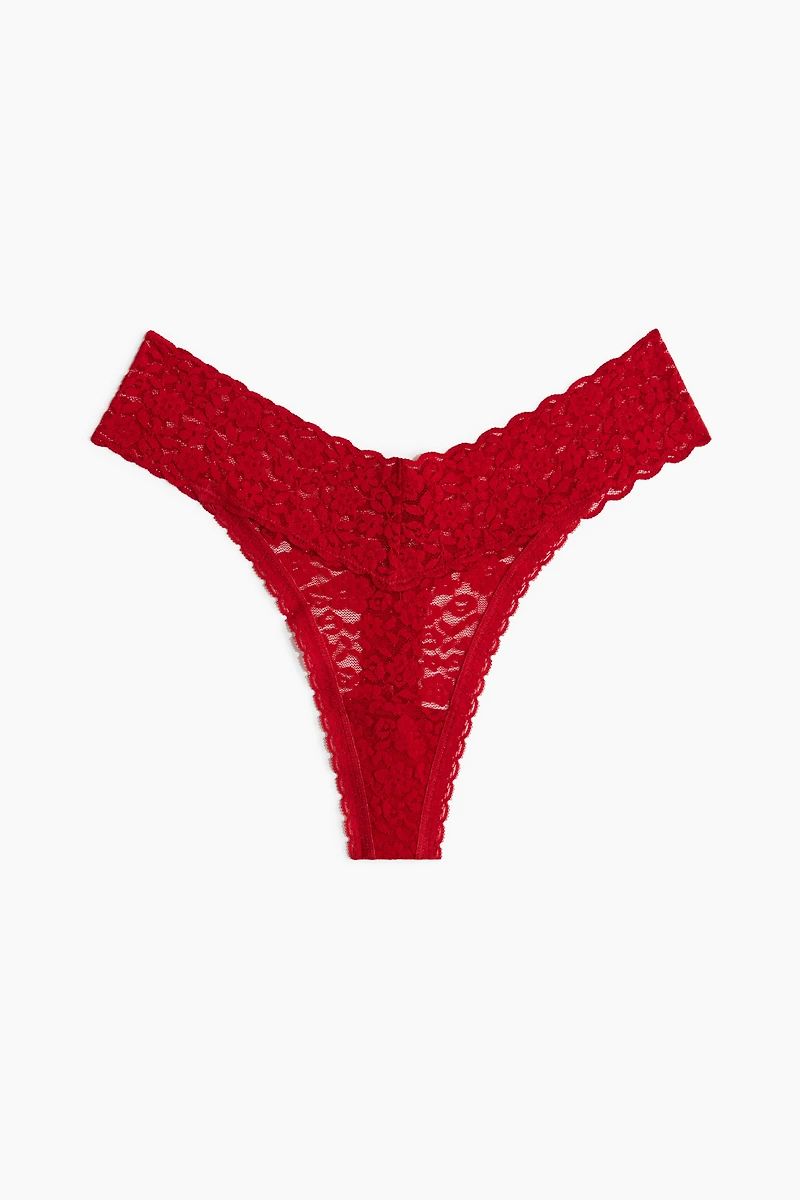 10-Pack Lace Thong Briefs