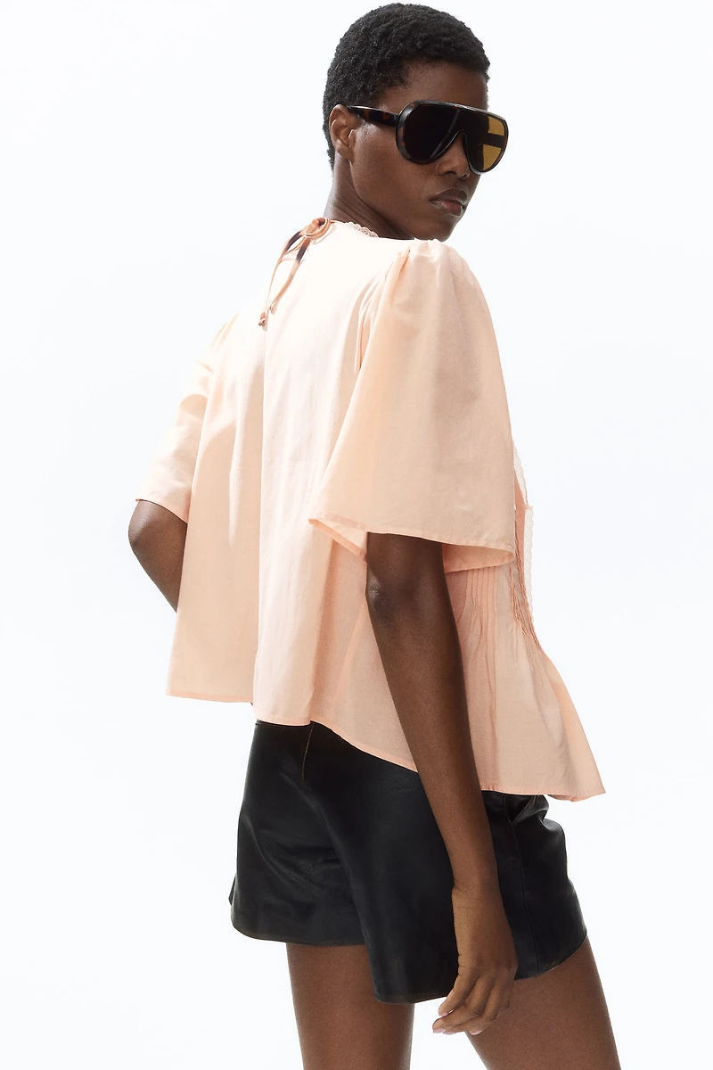 Blouse with Pintucks