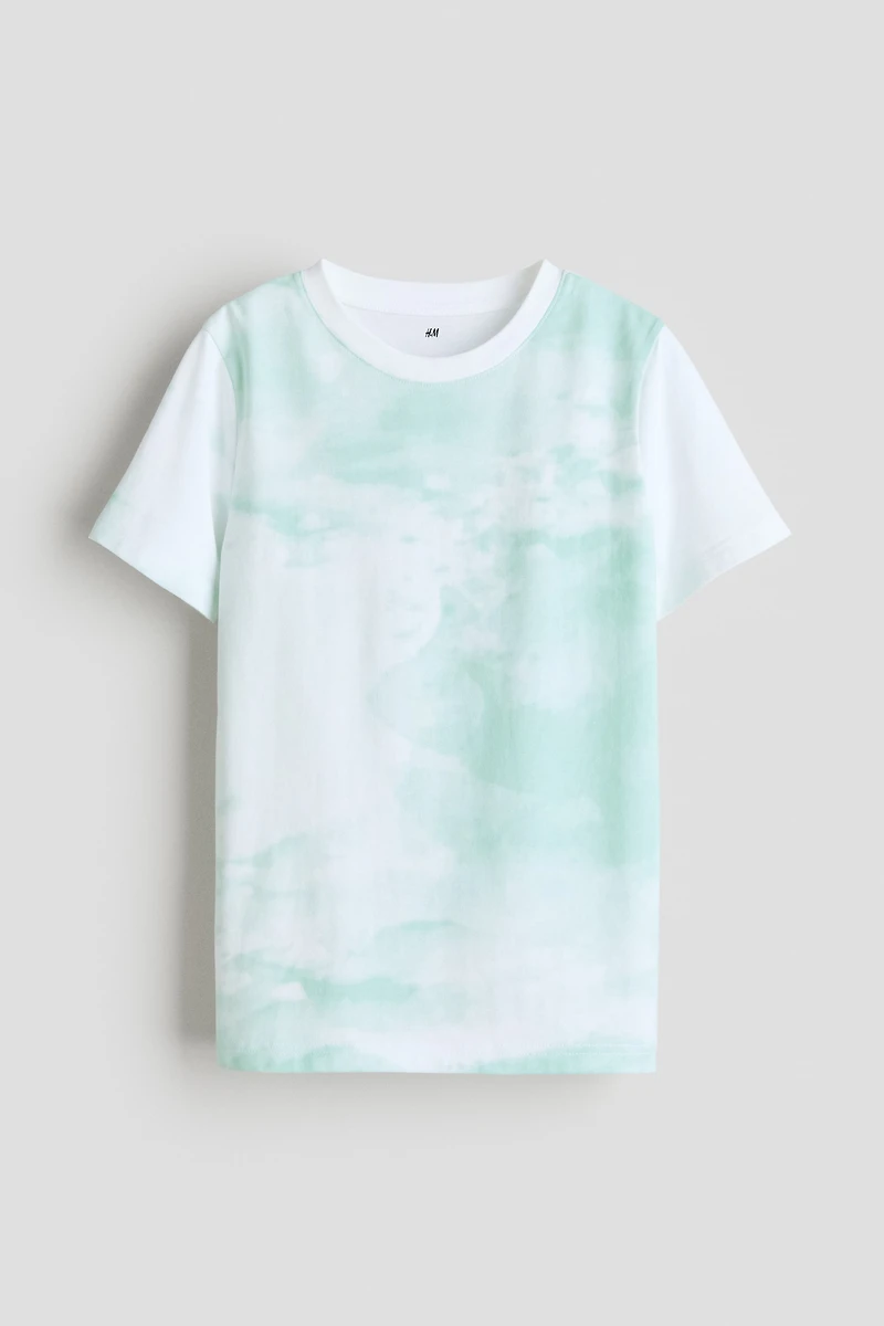 Printed cotton T-shirt