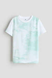 Printed cotton T-shirt