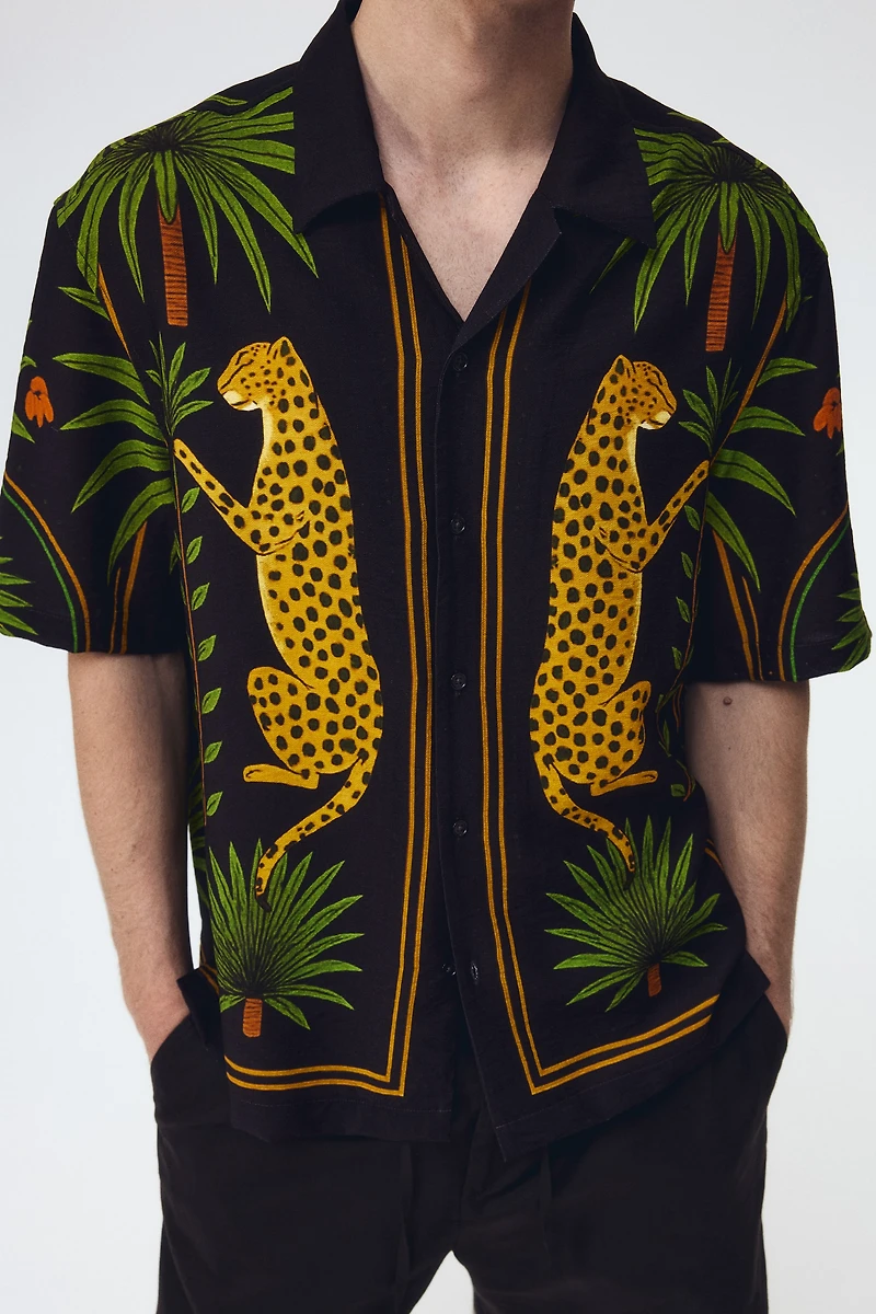 Relaxed-Fit Printed Resort Shirt