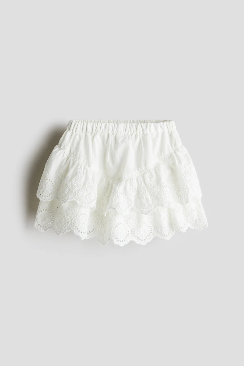 Broderie anglaise skirt