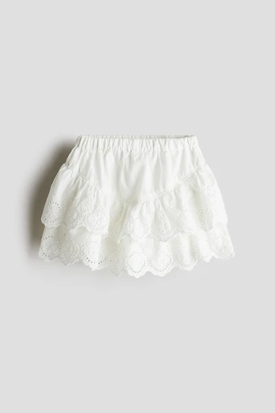 Broderie anglaise skirt