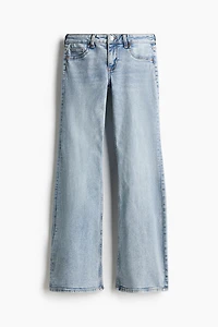Low Rise Flared Leg Jeans