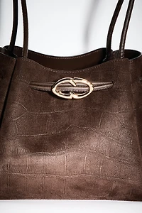 Shoulder Bag with Drawstring