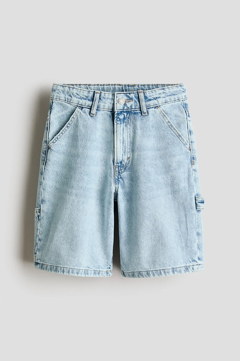 Short de menuisier en denim