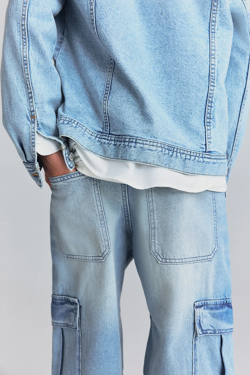 Jean cargo flottant