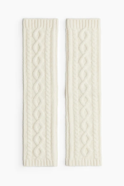 Cable-Knit Leg Warmers