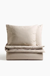 Seersucker King/Queen Duvet Cover Set