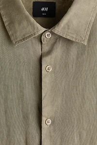 Slim Fit Linen Shirt