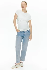 MAMA Straight Ankle Jeans