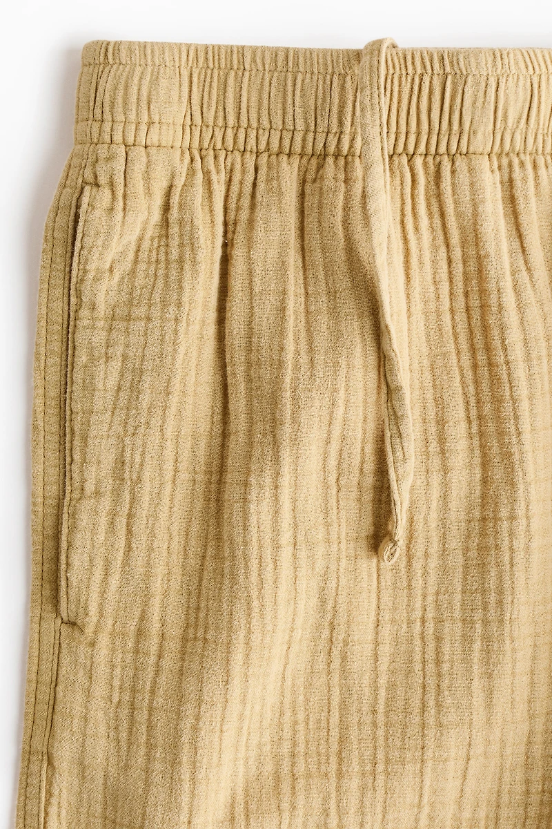 Short en mousseline décontracté