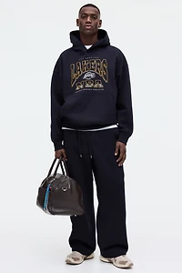 Oversized Fit Printed Hoodie