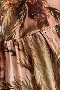 Printed Tiered Dress