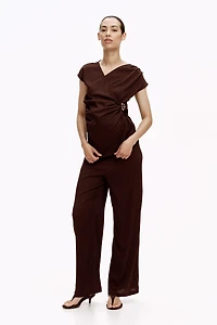 MAMA 2-Piece Crinkled Jersey Set
