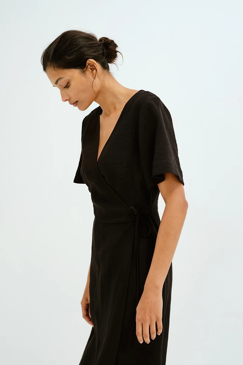 MAMA Nursing Wrap Dress