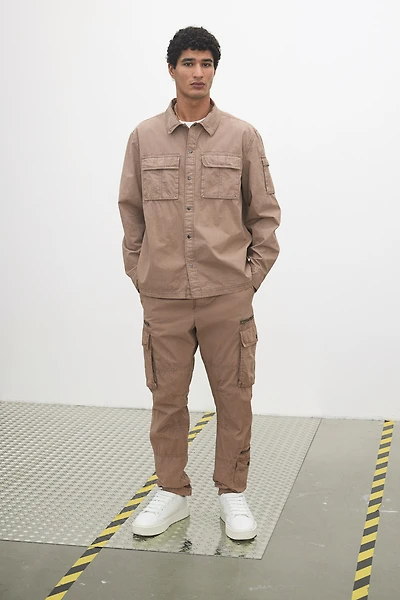 Regular-Fit Utility Overshirt