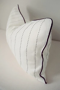 Linen-Blend Cushion Cover