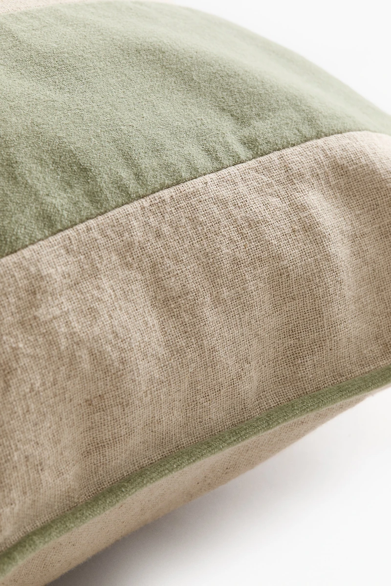 Linen-Blend Cushion Cover