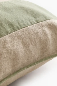 Linen-Blend Cushion Cover