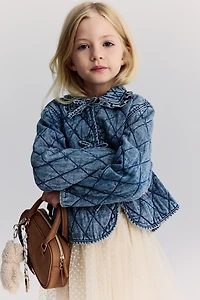 Quilted Denim Jacket