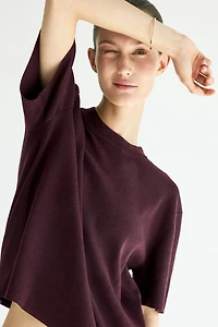 Fine-Knit T-Shirt